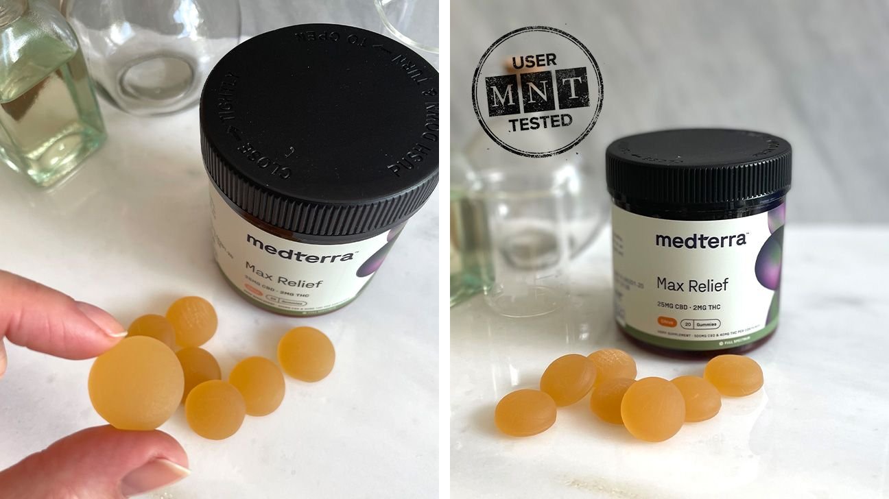 Medterra CBD gummy tester review photos by Naomi Farr.