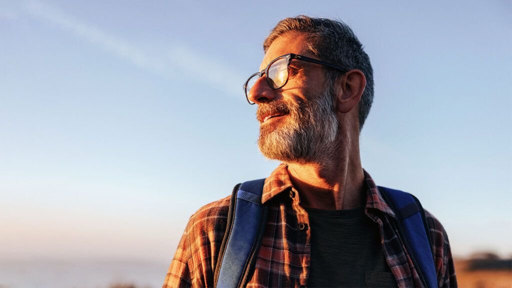 A person looking to the right 1